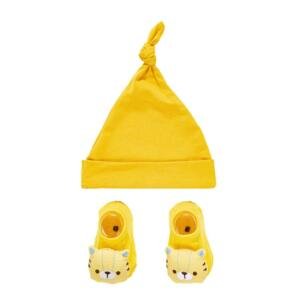 Little Boss Baby Knot Hat & Tiger Blue Socks Set