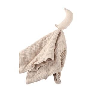 Baby Muslin Washcloth Beige