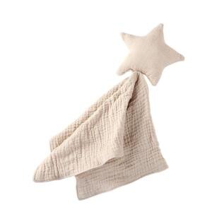 Baby Muslin Washcloth Beige