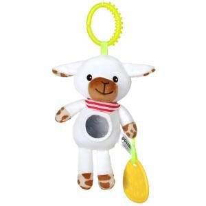 Plushie Stroller Toy with Teether Clip-Elephant Multicolor