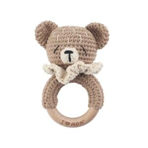 Teddy Bear Handmade Crochet Teether