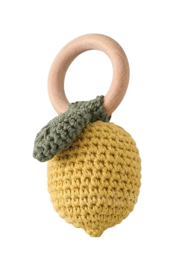 Lemon Handmade Crochet Teether