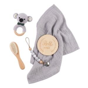 Premium Newborn Baby Gift Box Set Gray