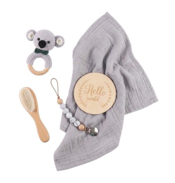 Premium Newborn Baby Gift Box Set Gray