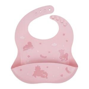 Silicone Baby Bib Pink