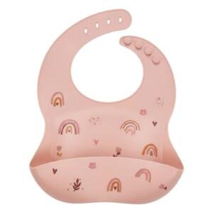 Silicone Baby Bib Pink