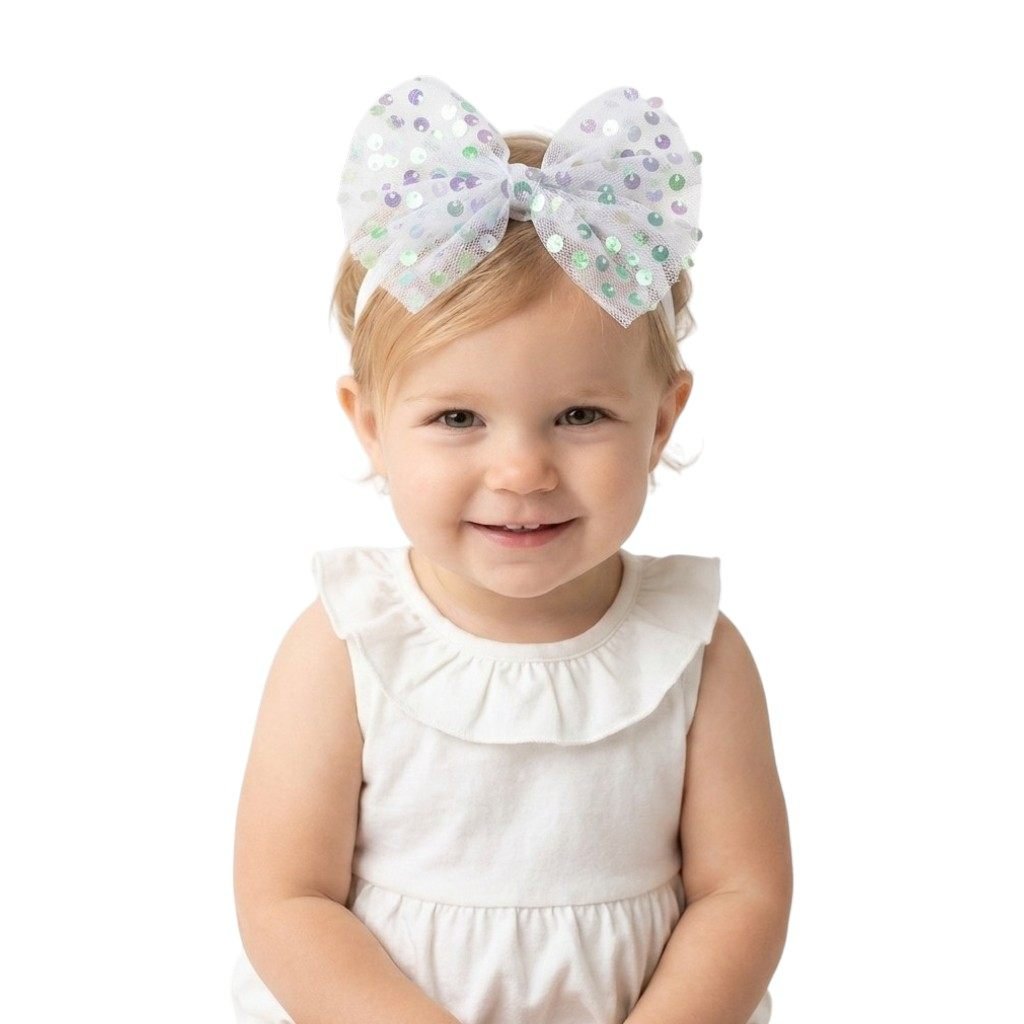 Baby Girls' Mermaid & Sequin Headband Set (3-Piece) – photo 2