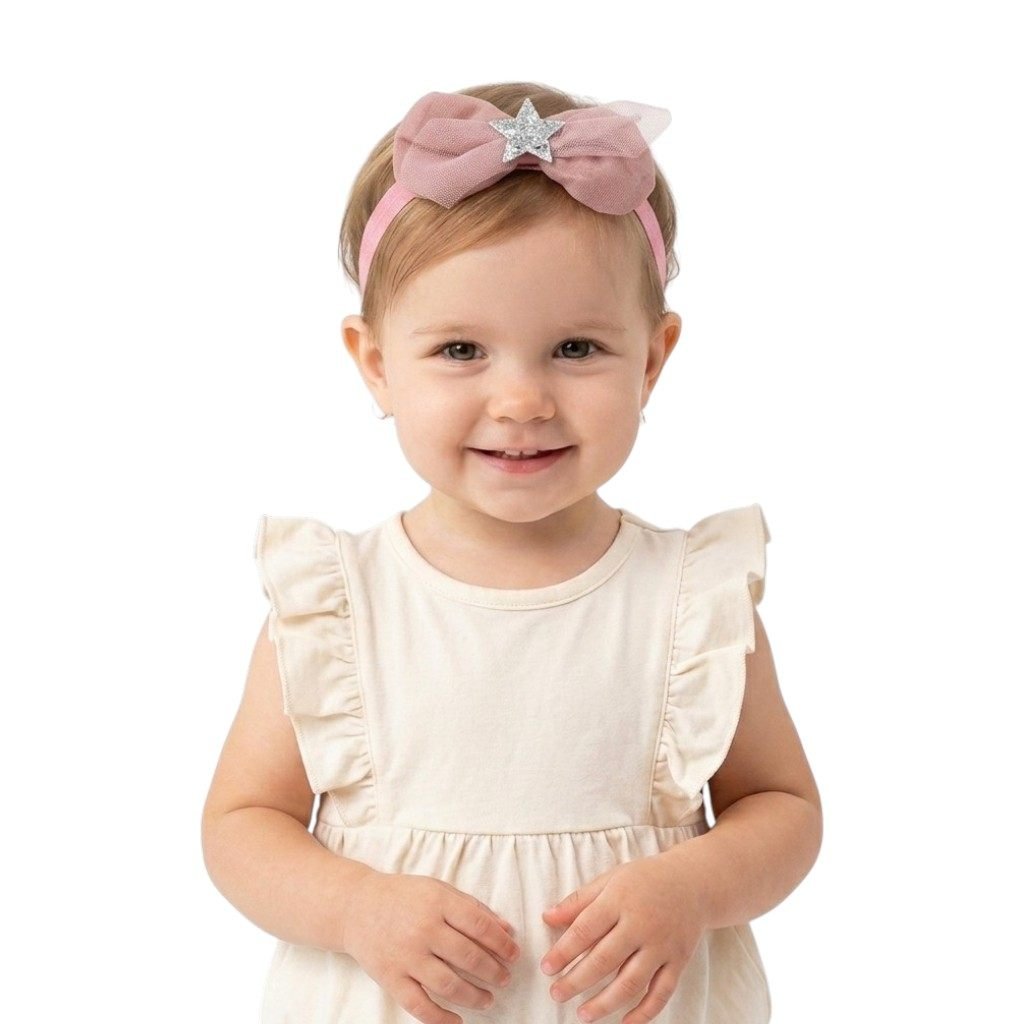 Baby Girls' Sparkle Sequin & Lace Headband Set (3-Piece) – photo 3
