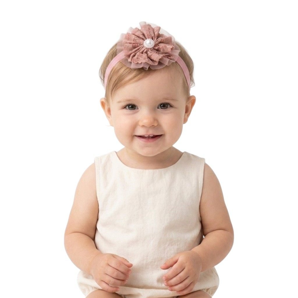Baby Girls' Sparkle Sequin & Lace Headband Set (3-Piece) – photo 4