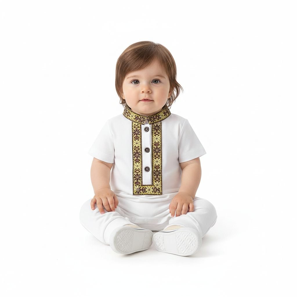 Baby Festive Traditional Wear White – photo 2
