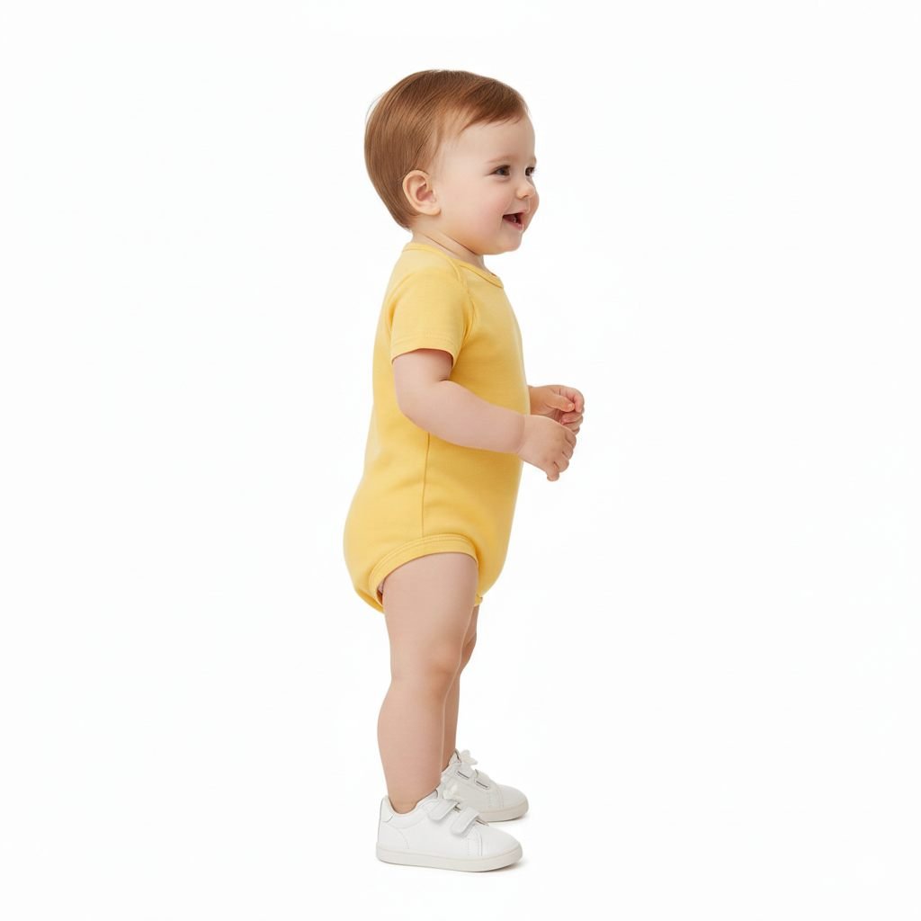 Baby Cotton Flowers Bodysuit Short Sleeve – photo 5