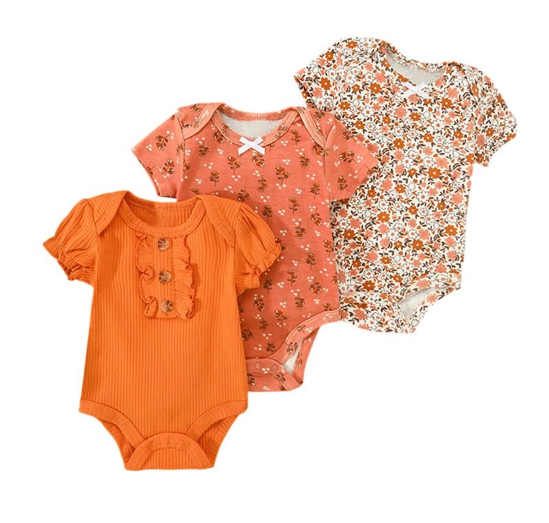 Flower Desert Baby Bodysuit Short Sleeve