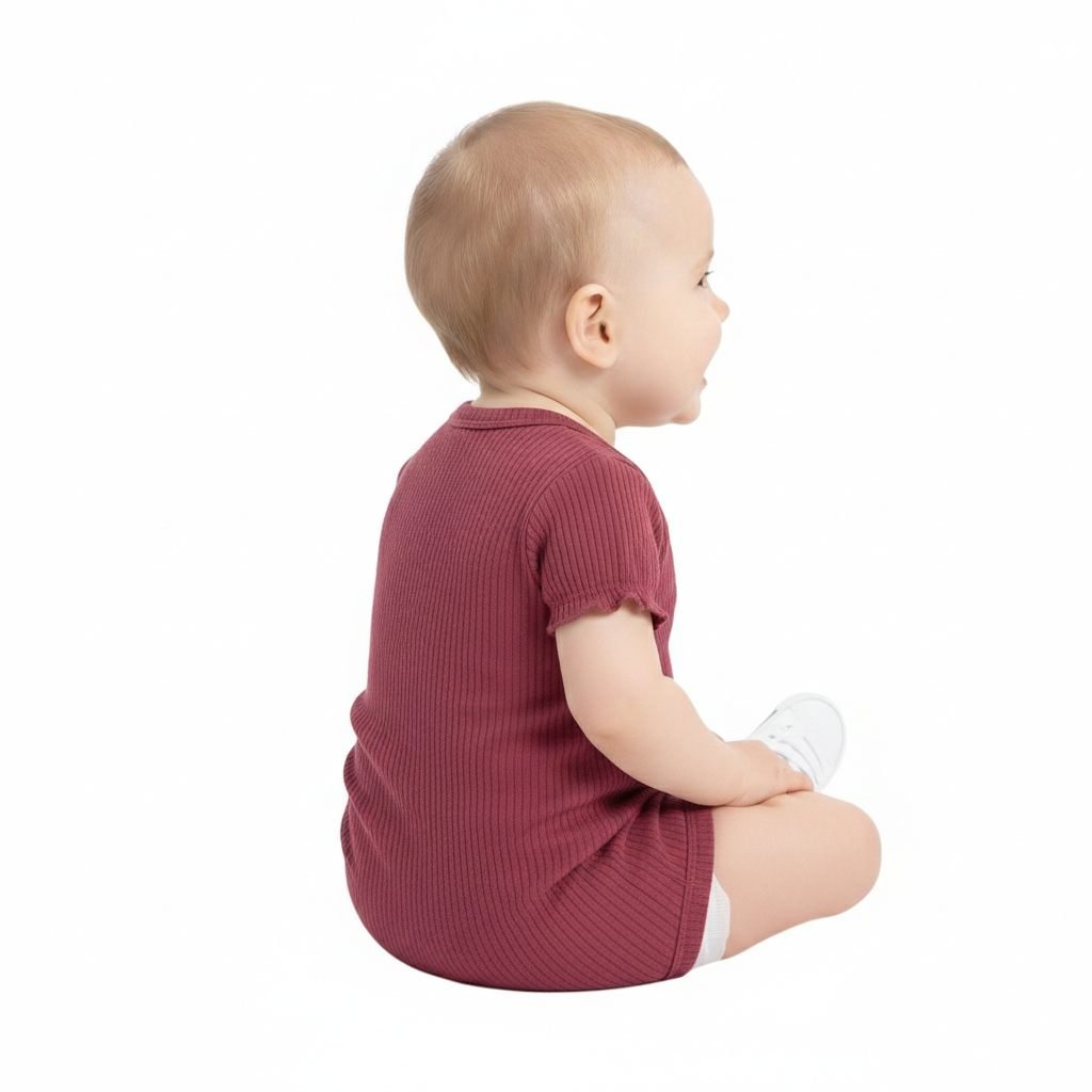Summer Flower Baby Bodysuit Short Sleeve – photo 3