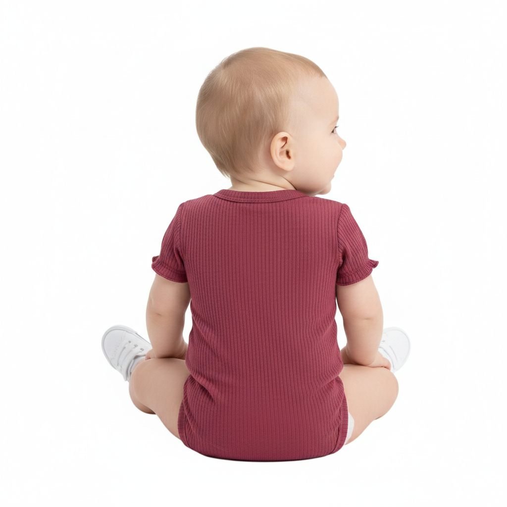 Summer Flower Baby Bodysuit Short Sleeve – photo 4