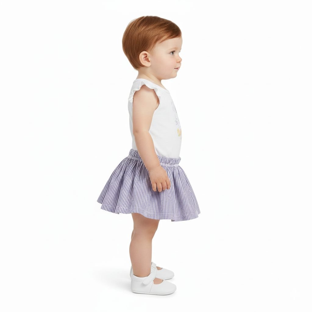 Amira Rabbit Print Set for Baby Girl – photo 2