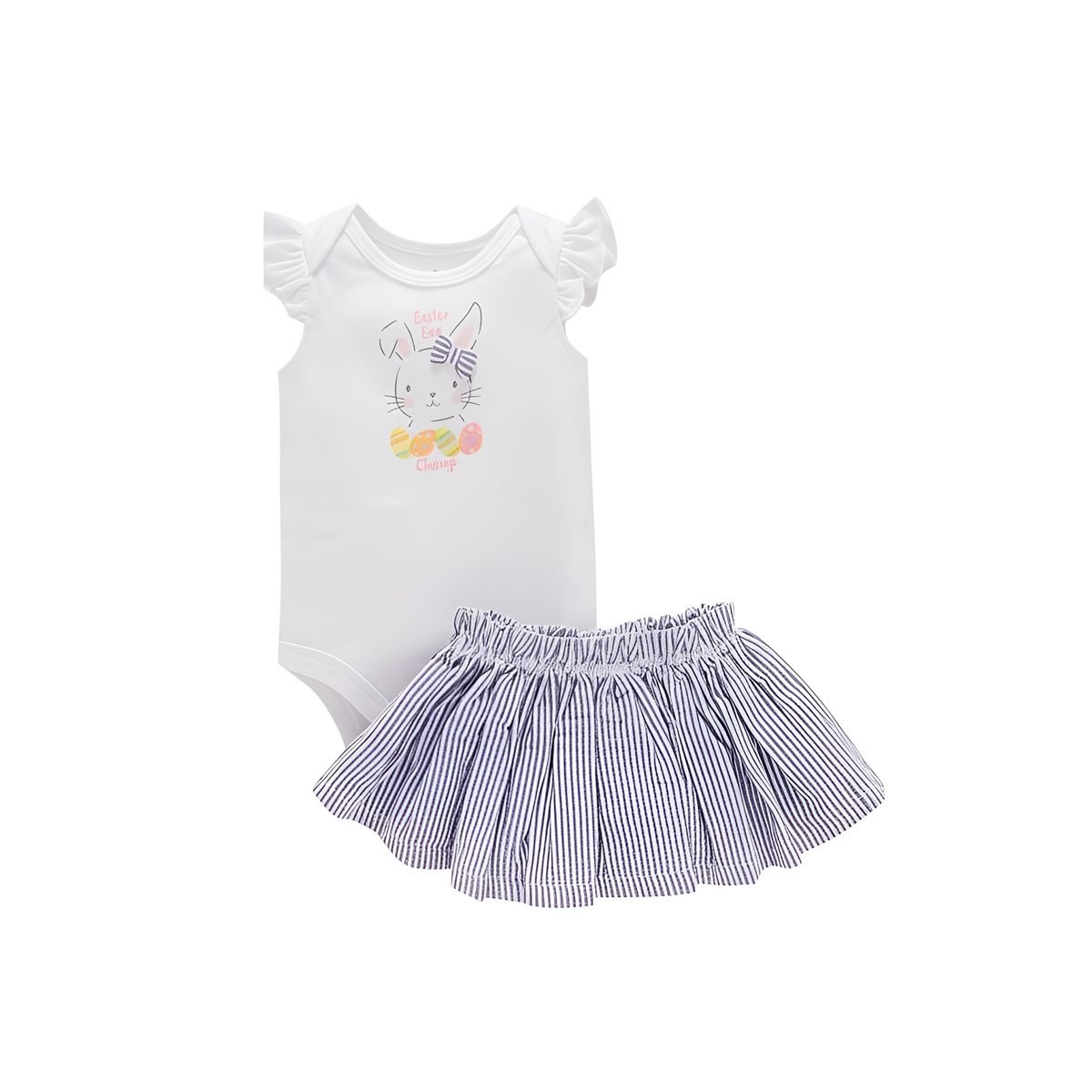 Amira Rabbit Print Set for Baby Girl – photo 3