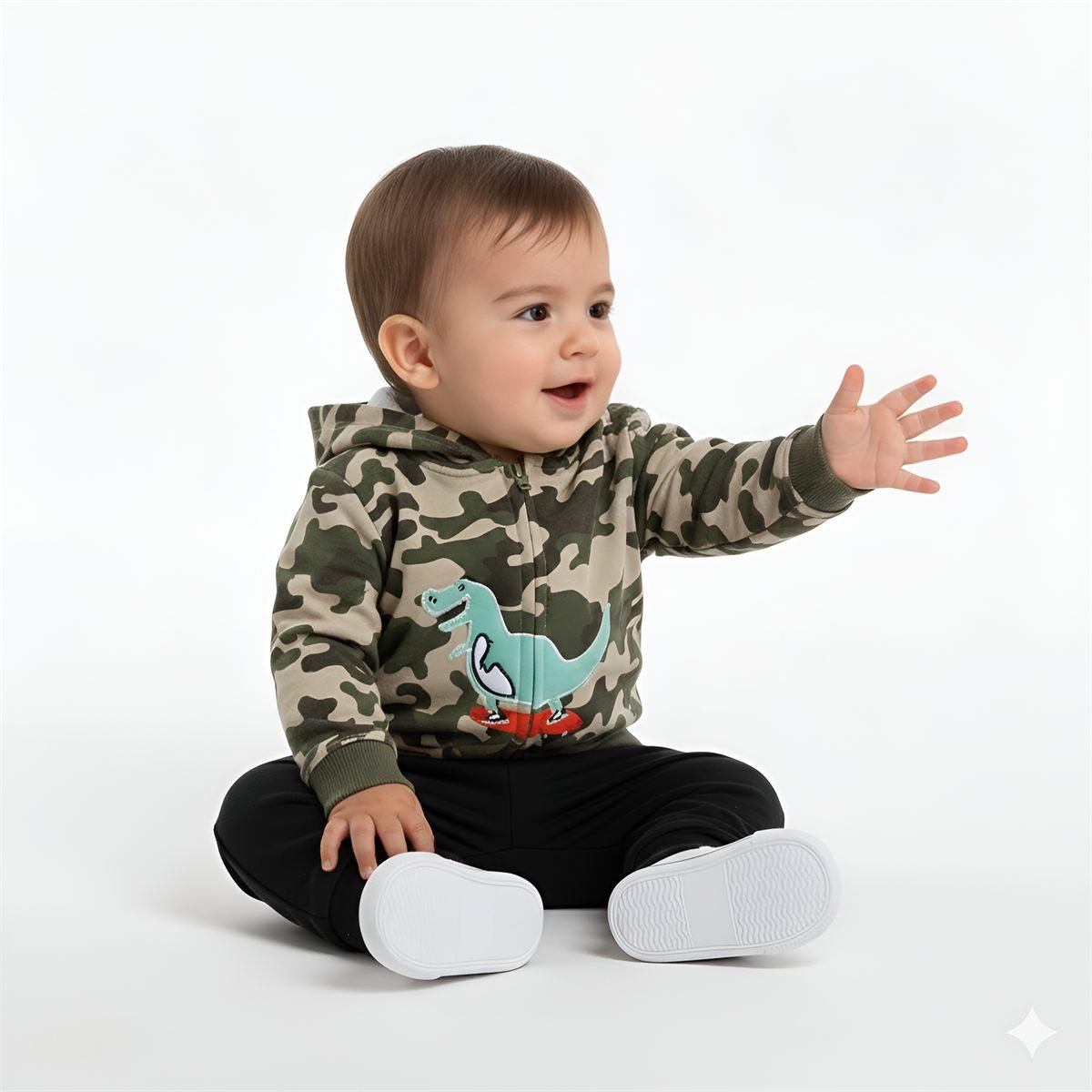 Dinosaur Print Hoodie – photo 4