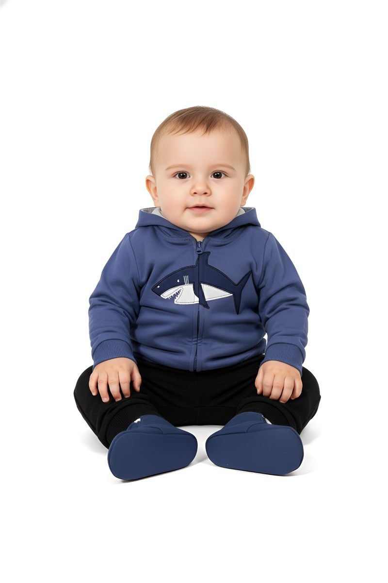 Shark Print Hoodie