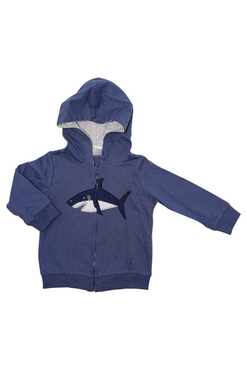 Shark Print Hoodie – photo 3