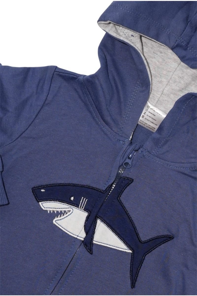 Shark Print Hoodie – photo 5